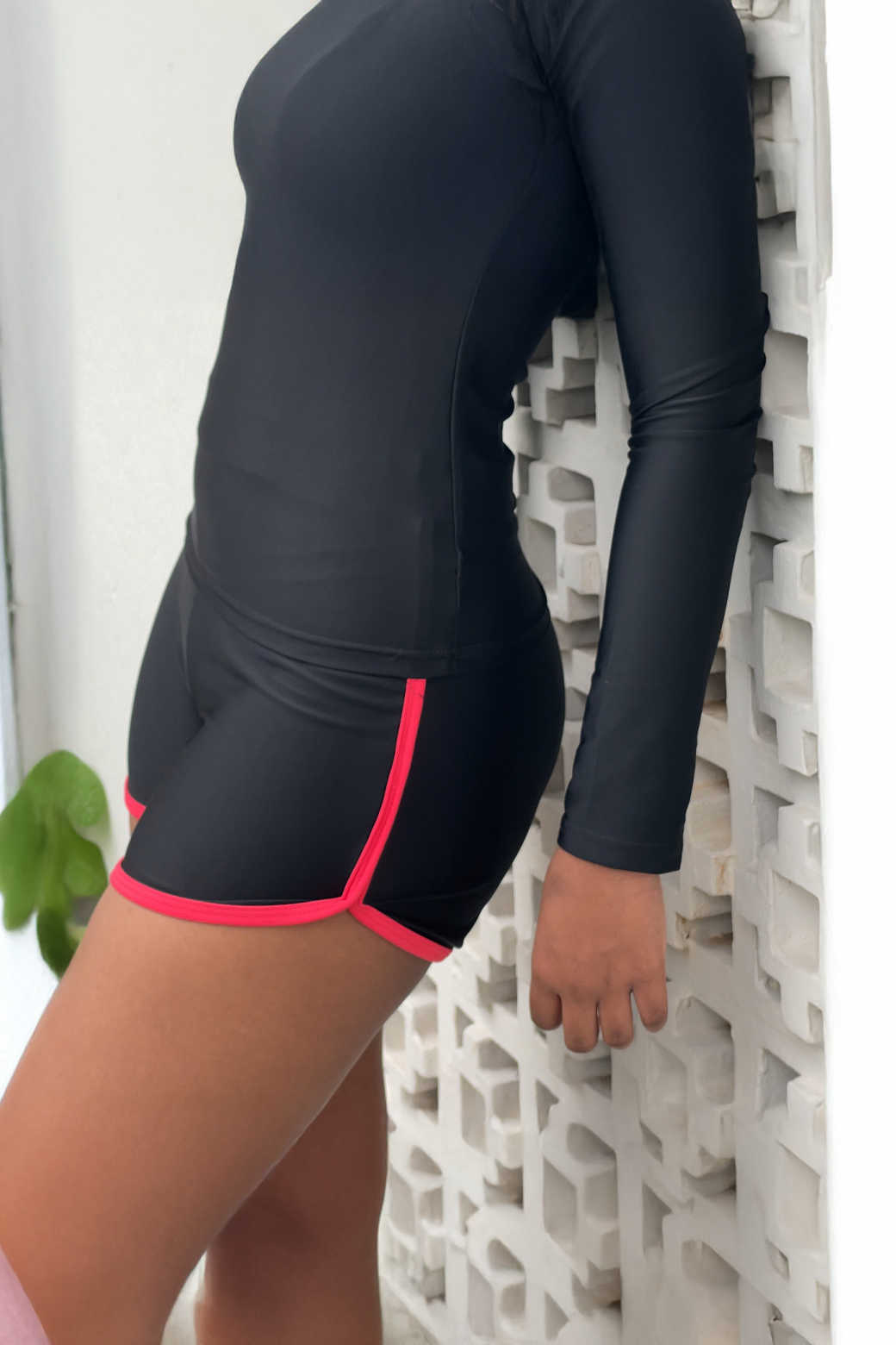 Black coral body shaper